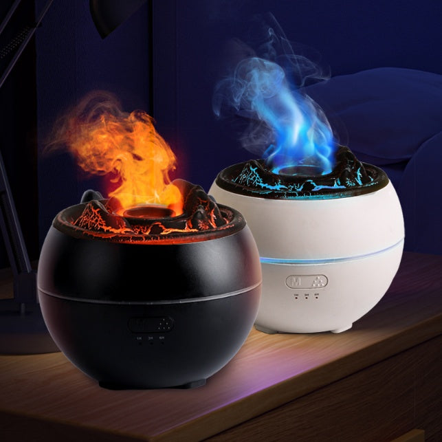 Flame Aroma Diffuser Household Desk Aromatherapy Humidifier