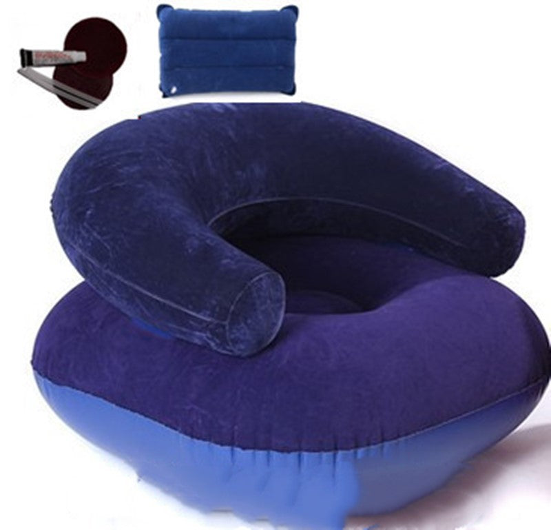 Lazy inflatable sofa flocking sofa