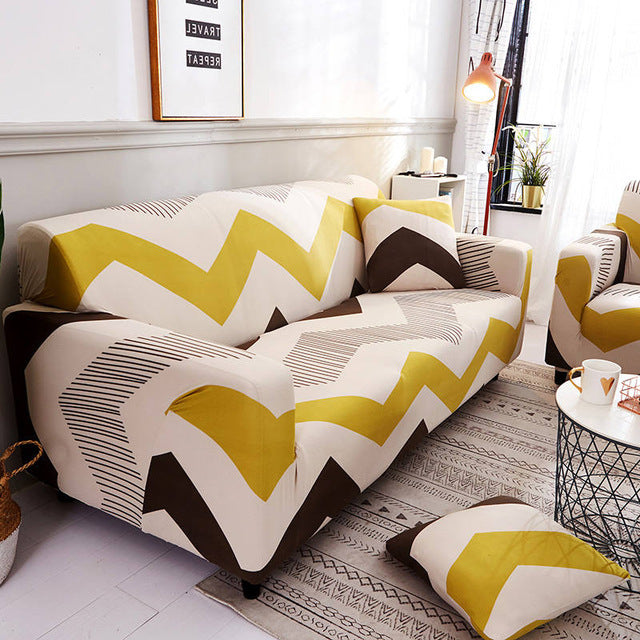 Printed sofa cushion sofa cover sofa cover